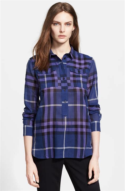 burberry brit plaid shirt|authentic burberry shirt.